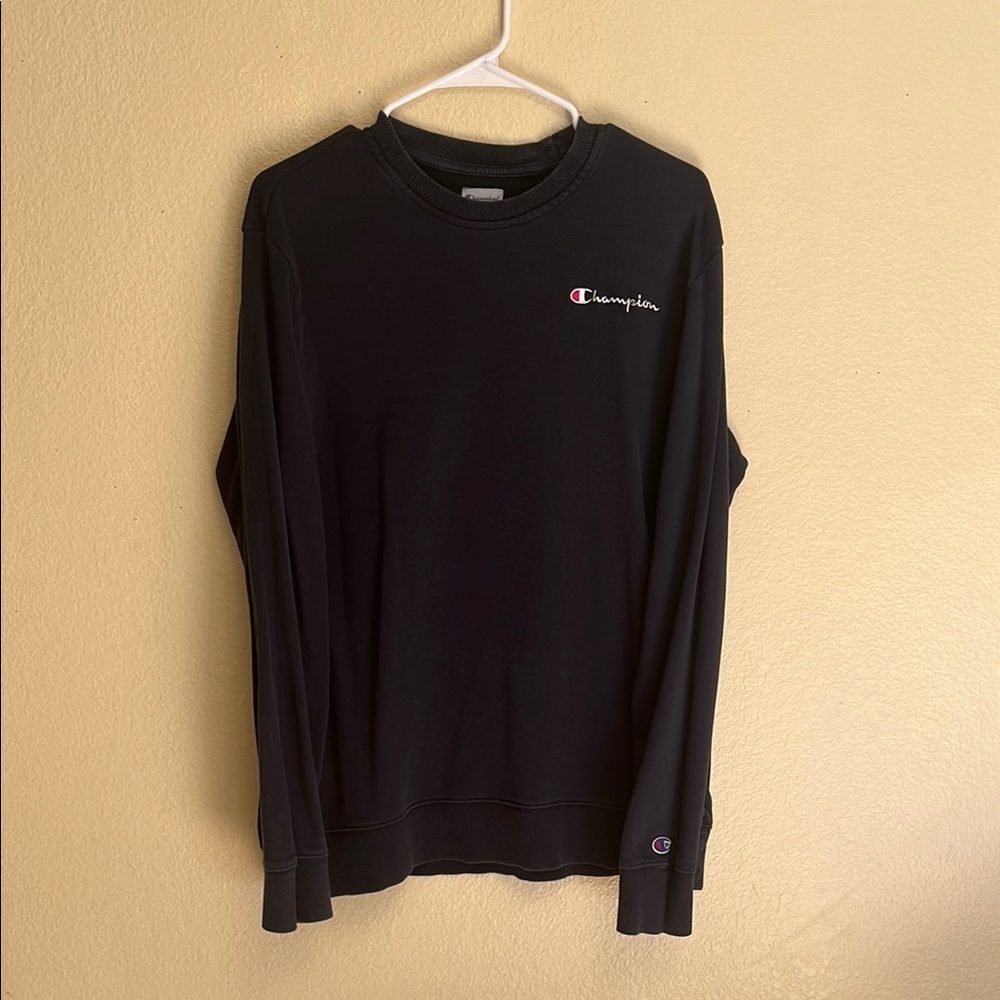 Champion Navy Long Sleeve Shirt